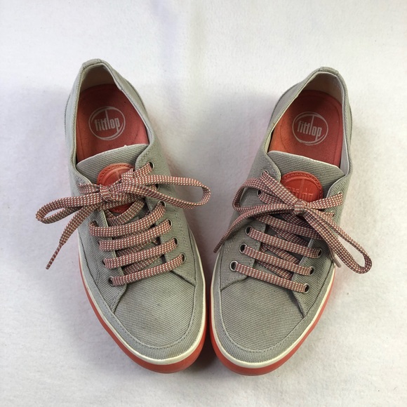 fitflop canvas sneakers